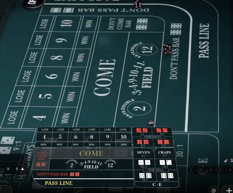 Các loại cược phổ biến trong Craps nên nắm
