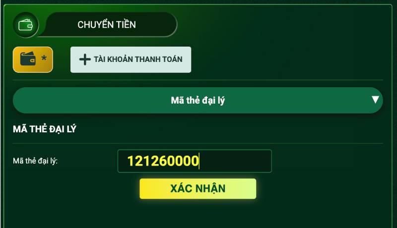 Nạp tiền FB88 qua thẻ đại lý